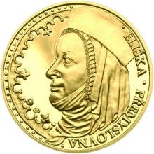 Eliška Přemyslovna - 725. výročí narození zlato proof
