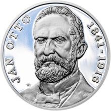 Jan Otto - 100. výročí úmrtí stříbro proof