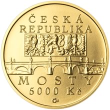 Náhled Reverzní strany - 5000 Kč Most v Náměšti nad Oslavou