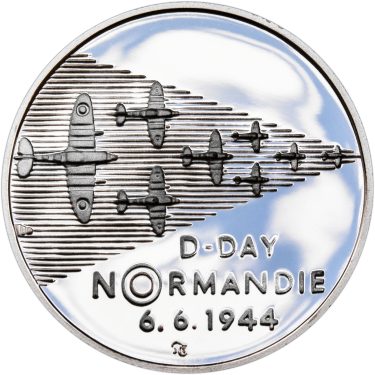 Náhled Averzní strany - 1994 - Proof - Vylodění v Normandii