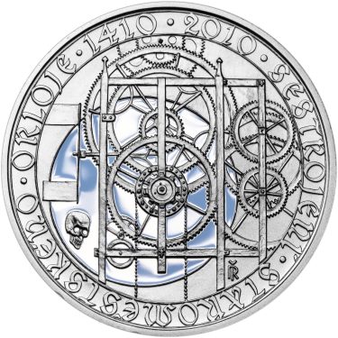Náhled Averzní strany - 200 Kč 600. výročí sestrojení Staroměstského orloje - proof