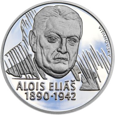 Náhled Averzní strany - Alois Eliáš - 1 Oz stříbro Proof