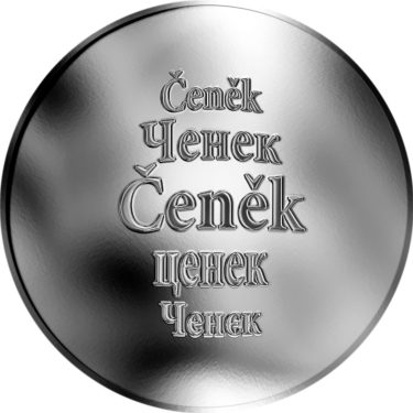 Náhled Averzní strany - Česká jména - Čeněk - stříbrná medaile
