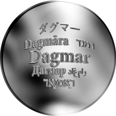 Náhled Averzní strany - Česká jména - Dagmar - stříbrná medaile