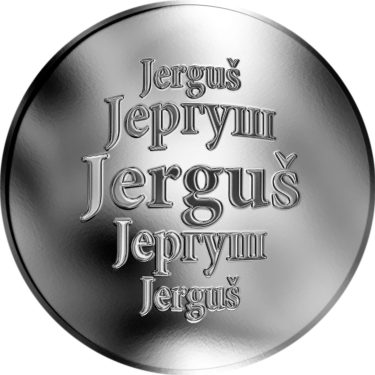 Náhled Averzní strany - Slovenská jména - Jerguš - stříbrná medaile