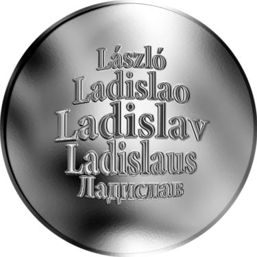 Náhled Averzní strany - Česká jména - Ladislav - stříbrná medaile