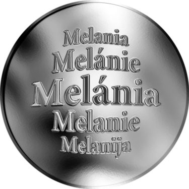 Náhled Averzní strany - Slovenská jména - Melánia - stříbrná medaile