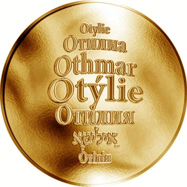 Náhled Averzní strany - Česká jména - Otýlie - zlatá medaile