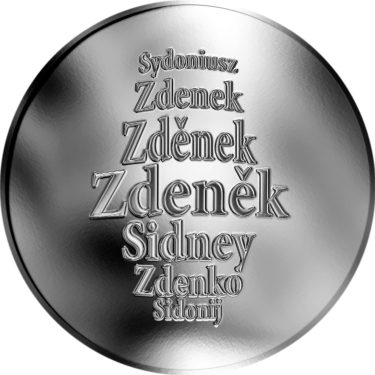 Náhled Averzní strany - Česká jména - Zdeněk - stříbrná medaile